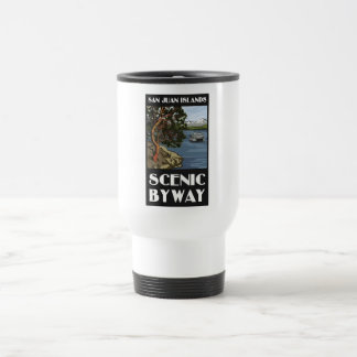 Travel mug för Byway för San Juan öar scenisk Resemugg