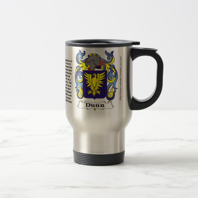 Travel mug för Dunn familjvapensköld Resemugg (Höger)