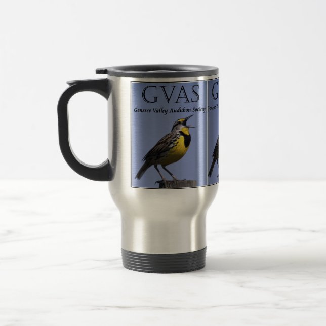 Travel mug för Genesee dalAudubon samhälle Resemugg (Vänster)