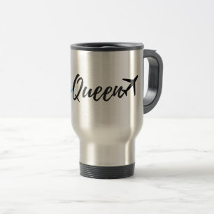 Travel mug för himmeldrottningflygvärdinna resemugg