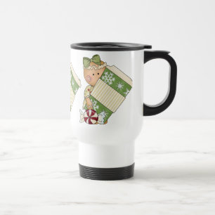 Travel mug för julpepparkakahelgdag resemugg