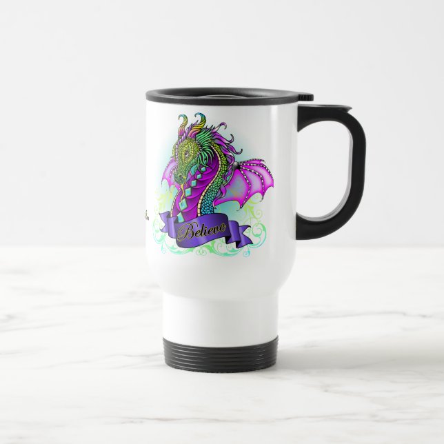 Travel mug för konst för drake "för Sonya" Resemugg (Höger)