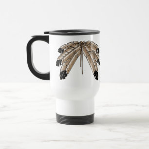 Travel mug för konst för första nationgåvor resemugg
