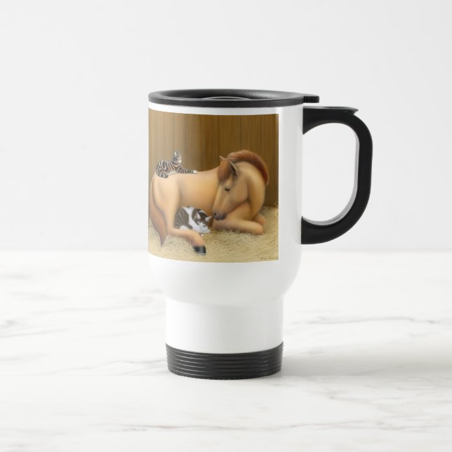 Travel mug för ladugårdvänhäst resemugg (Höger)