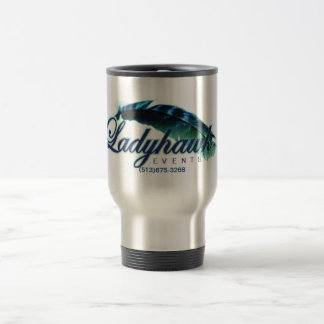 Travel mug för Ladyhawk händelselogotyp 15oz Resemugg