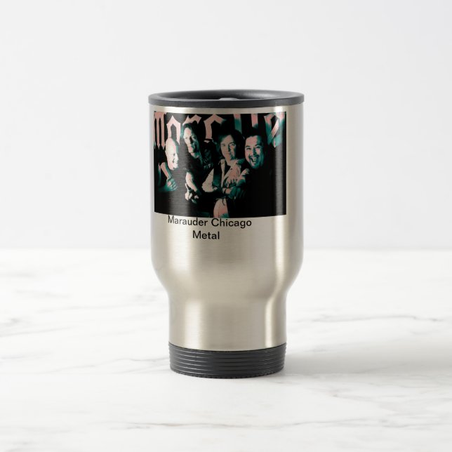 Travel mug för Marauderfotosilver Resemugg (Center)