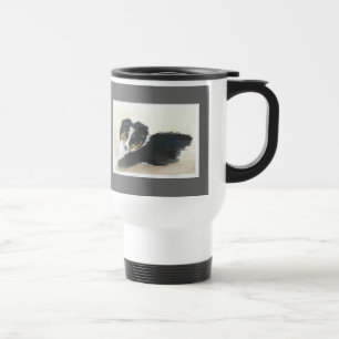 Travel mug för original för valp för Shetland Resemugg