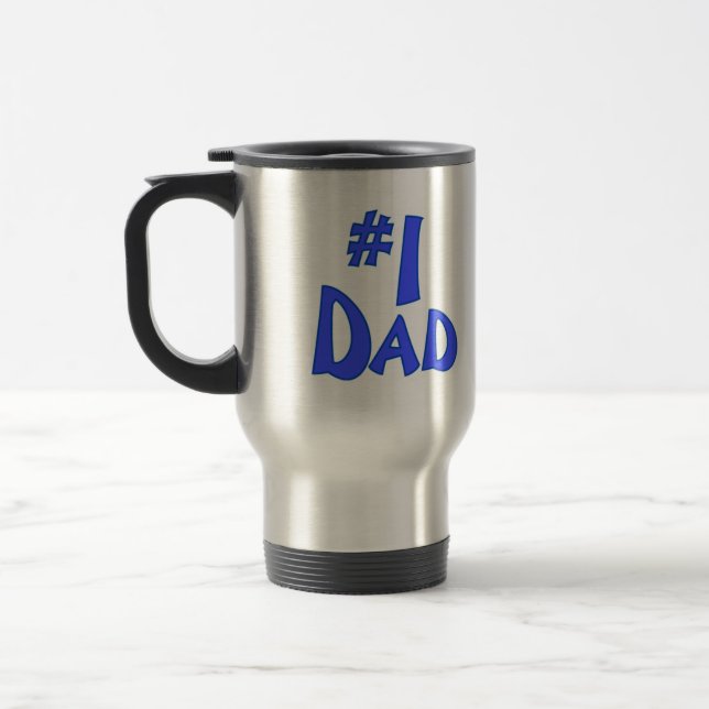 TRAVEL MUG FÖR PAPPA #1 RESEMUGG (Vänster)
