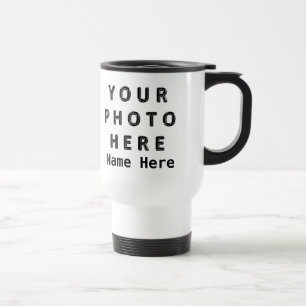 Travel mug för personligfotokaffe 2 foto resemugg