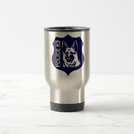 Travel mug för polis K9 Resemugg