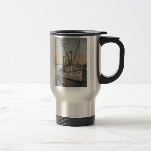 Travel mug för räkafartygmålning resemugg (Höger)