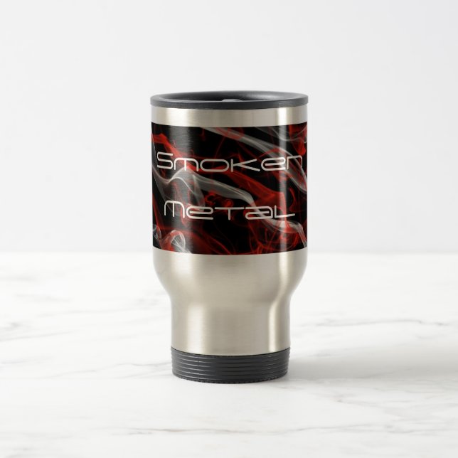 Travel mug för Smoken metallkaffe Resemugg (Center)