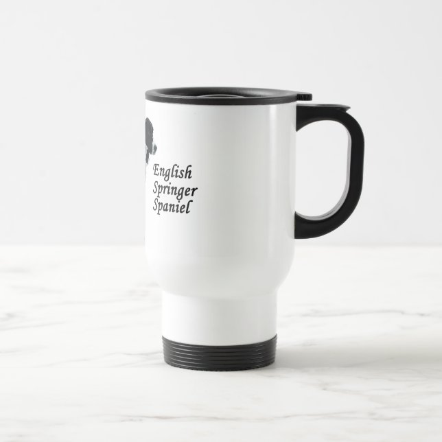 Travel mug för Spaniel för engelsk Springer Resemugg (Höger)