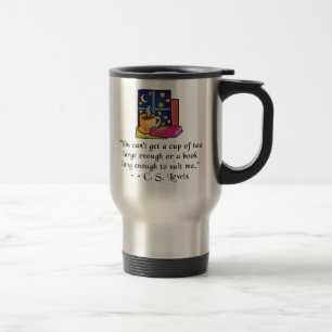 Travel mug för tea- & bokw-citationstecken - 2 resemugg