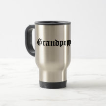 Travel mug för Tea för Grandpoppa livkaffe