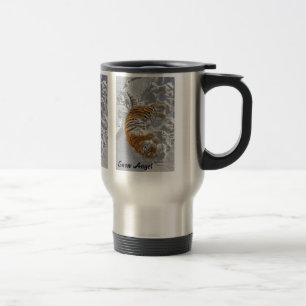 Travel mug för tiger"snöängel" resemugg