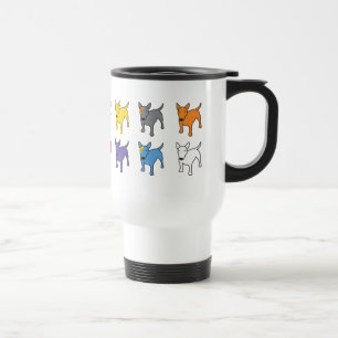 Travel mug för TJURTERRIERhund Resemugg