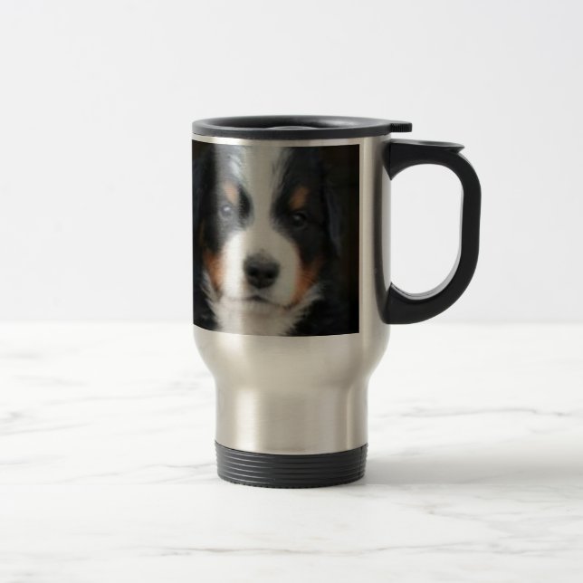 Travel mug för valpar för Bernese berghund Resemugg (Höger)