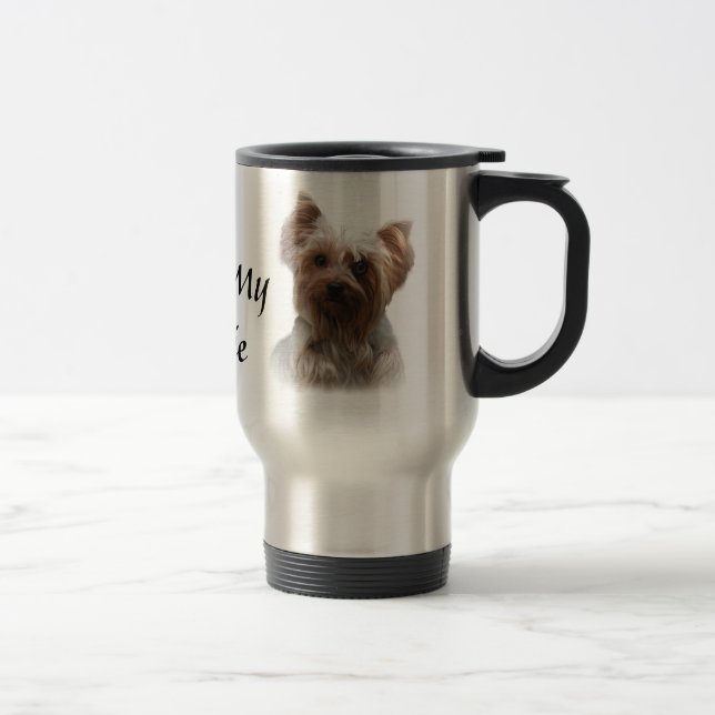 Travel mug för Yorkshire Terrier Resemugg (Höger)