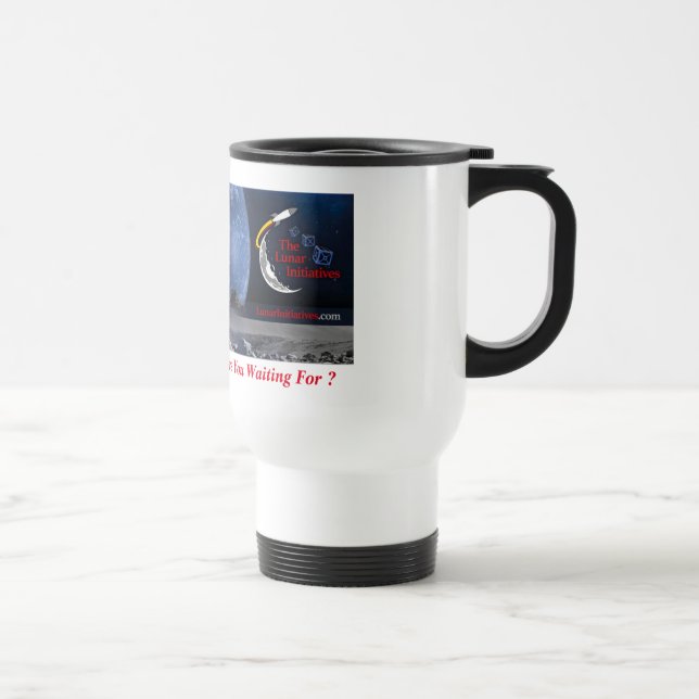 Travel mug med TLI-astronautet Resemugg (Höger)