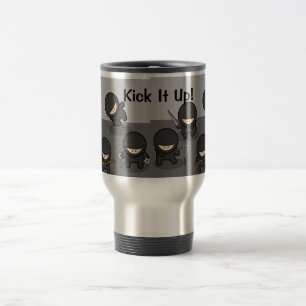Travel mug - Ninja "sparkar upp den! ", Resemugg