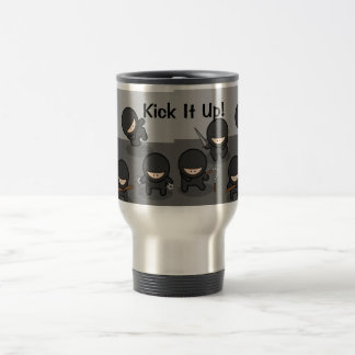Travel mug - Ninja "sparkar upp den! ", Resemugg
