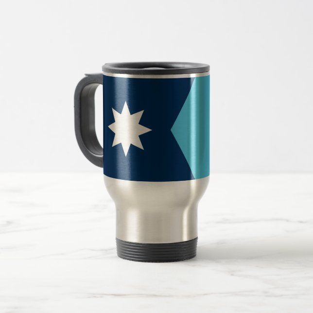 Travel Mug with Flag of Minnesota, USA Resemugg (Framsida vänster)