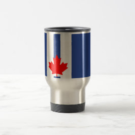 Travel Mug with Flag of Toronto, Canada Resemugg