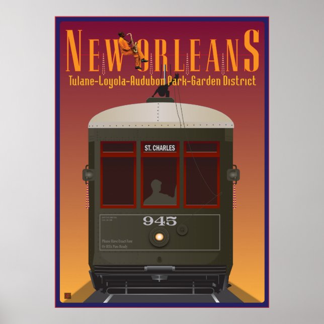 TRAVEL-New Orleans Poster (Framsidan)
