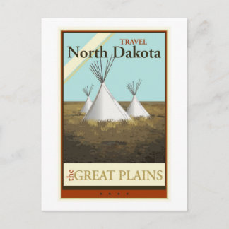 Travel North Dakota Vykort