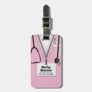 Travel Nurse Luggage Tag Bagagebricka