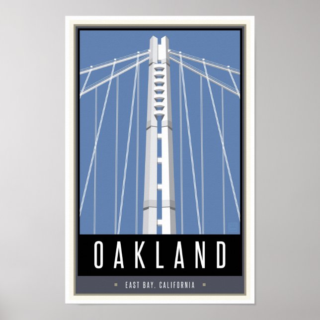 Travel Oakland Poster (Framsidan)