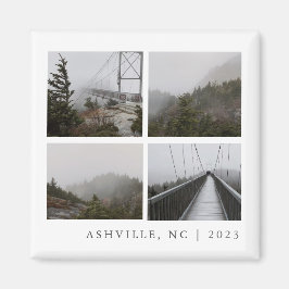 Travel Photo Collage Anpassningsbar Vacation Keeps Magnet