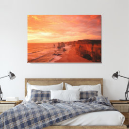 Travel Photography Decor with Sunset Beach Photo Canvastryck