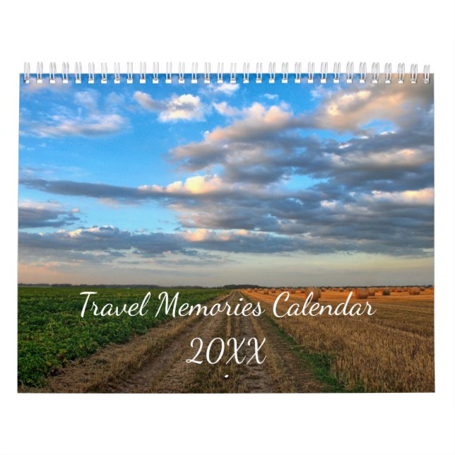 Travel Photos Anpassningsbar Calendar Kalender (Omslag)
