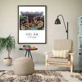 Travel Poster, Hoi An Vietnam, Anpassade Poster
