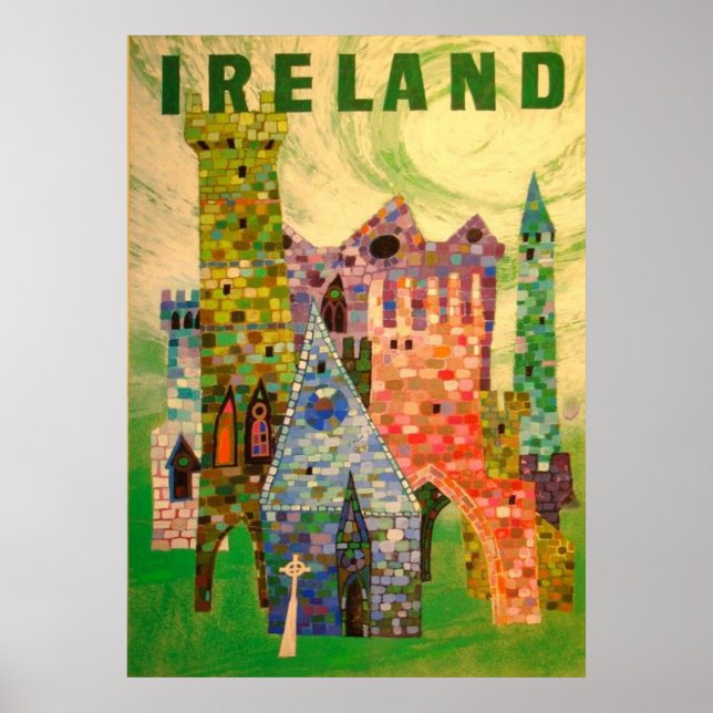 TRAVEL POSTER IRLAND (Framsidan)
