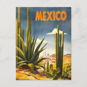Travel Poster Mexico Vykort