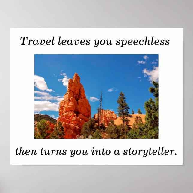 Travel Poster - poster konst (Framsidan)