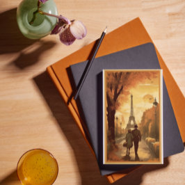 Travel Poster, Romantik i Paris-anpassadet Vykort