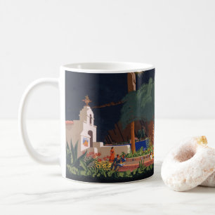 Travel Poster - Santa Catalina Island, Kalifornien Kaffemugg