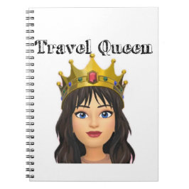 Travel Queen Anteckningsbok