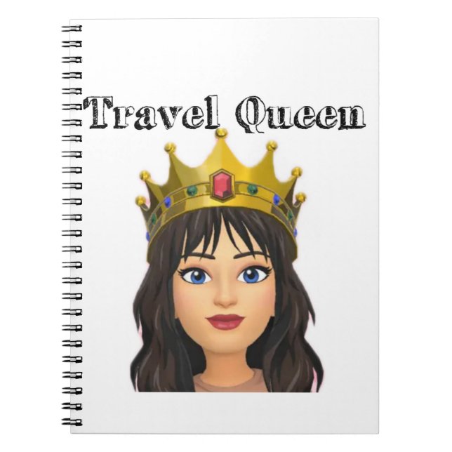 Travel Queen Anteckningsbok (Framsidan)