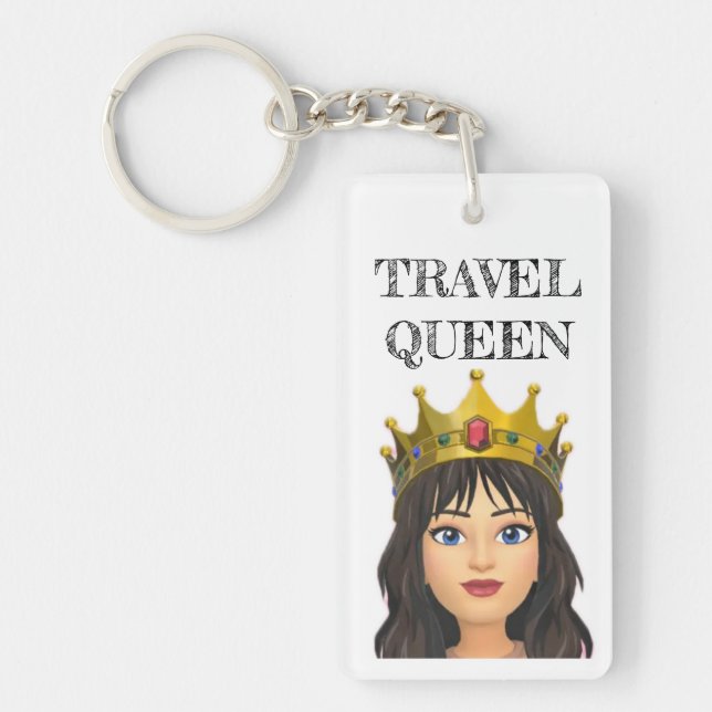 Travel Queen Nyckelring (Framsidan)