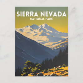 Travel Sierra Nevada nationalpark Vykort