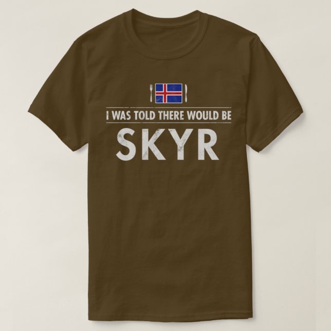 Travel Skyr Islands Dairy Breakfast Vanilla Frui T Shirt (Design framsida)