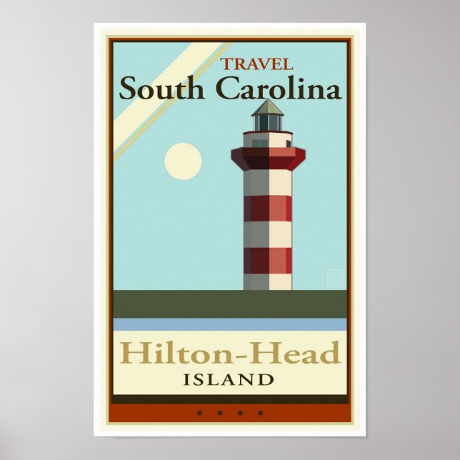Travel South Carolina Poster (Framsidan)