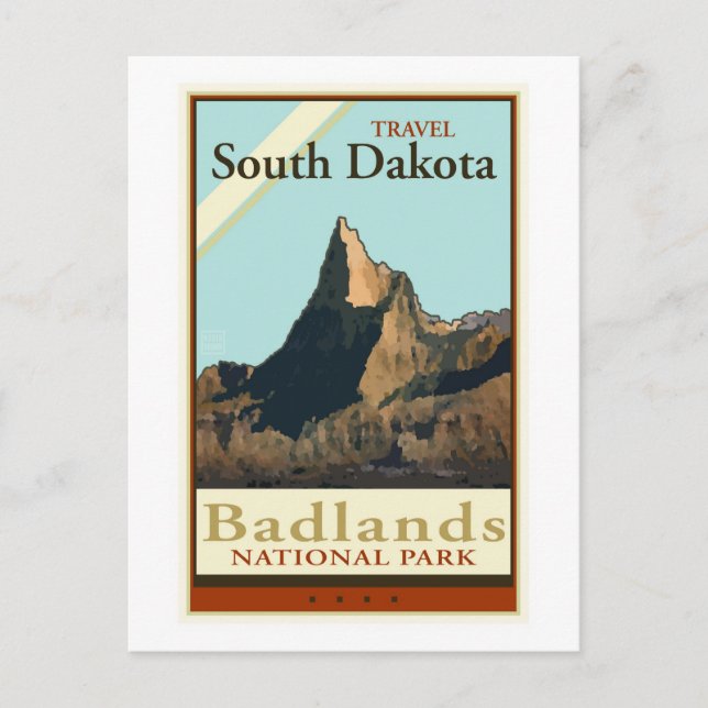 Travel South Dakota Vykort (Framsida)