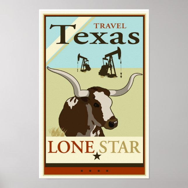 Travel Texas Poster (Framsidan)