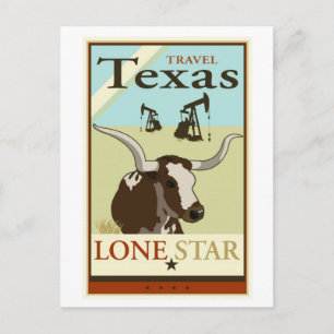 Travel Texas Vykort
